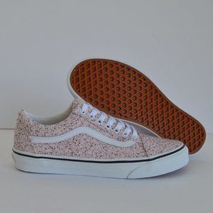 Vans old skool pink boucle speckle sneaker shoes